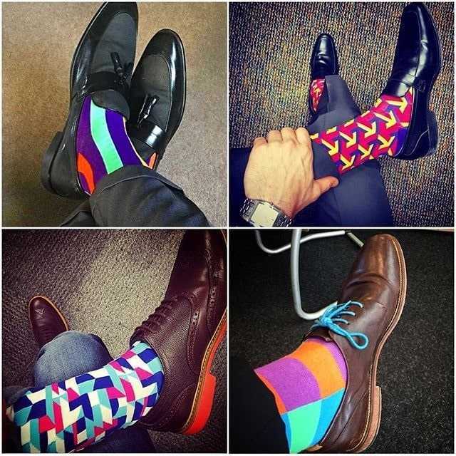 Як правильно носити яскраві шкарпетки? на сайті 1and1 socks