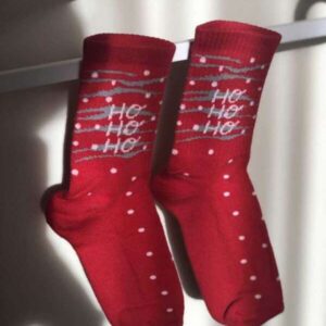 Шкарпетки 1and1 Ho ho червоні на сайті 1and1 socks