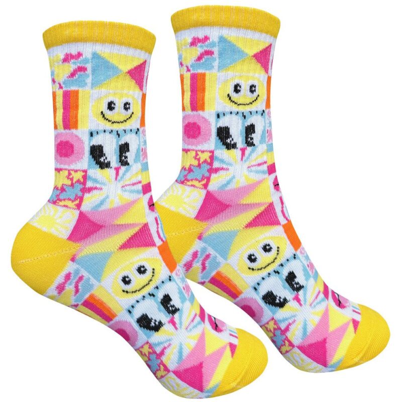 Шкарпетки від 1and1 з принтом мозаїки 2.0 чоловічі на сайті 1and1 socks