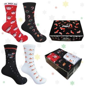 Різдвяний набір Christmas mood від 1and1 з 4 пар утеплених чоловічі на сайті 1and1 socks