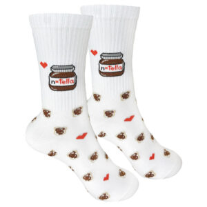 Шкарпетки з принтом Nutella на сайті 1and1 socks