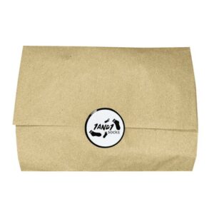 Крафтовий пакет з наклейкою 1and1 на сайті 1and1 socks
