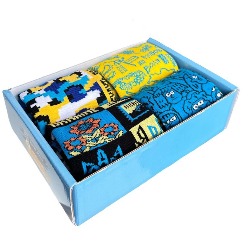 Набір « ВІЛЬНІ » від 1and1 з 4 пар шкарпеток на сайті 1and1 socks