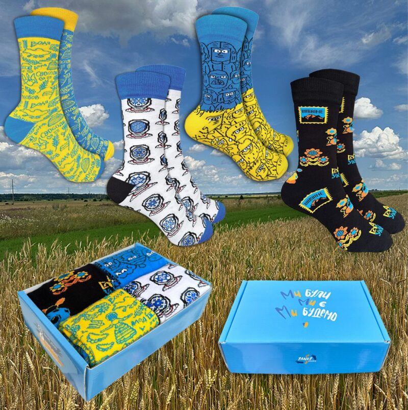 Набір « ВІЛЬНІ » від 1and1 з 4 пар шкарпеток на сайті 1and1 socks
