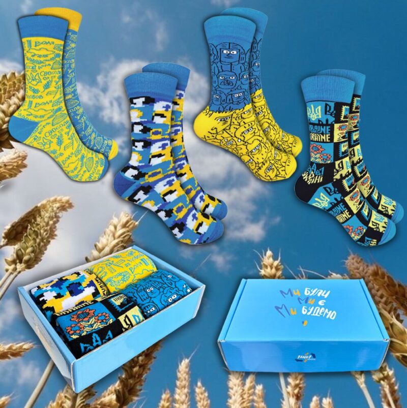 Набір « ВІЛЬНІ » від 1and1 з 4 пар шкарпеток на сайті 1and1 socks