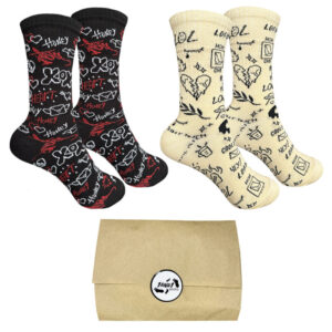 Набір із 2-х пар шкарпеток « Татушки » на сайті 1and1 socks