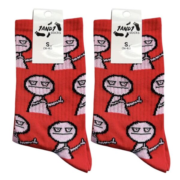 Шкарпетки F*CK червоні від 1and1 на сайті 1and1 socks