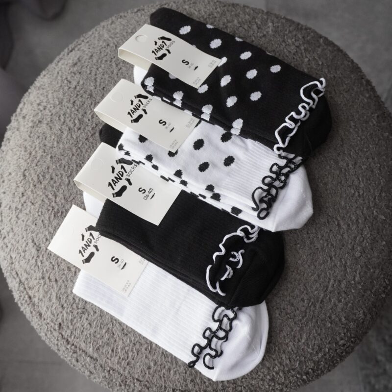 Набір Ruffle&Dots з 4 пар шкарпеток від 1and1 - Зображення 2
